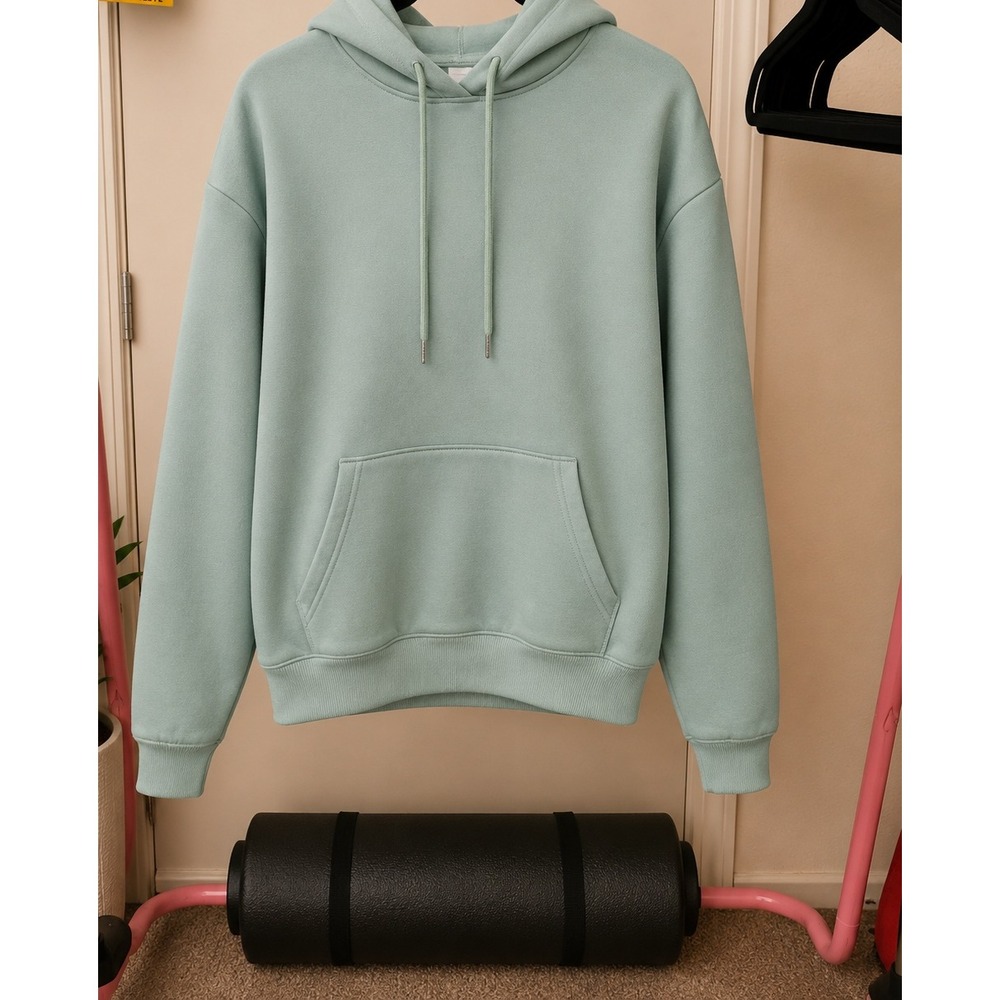 Sage Green Mint Oversized Pullover Hoodie Sweatshirt Women Casual Loungewear